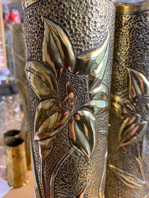 Thumbnail: Trench Art pair French 75mm