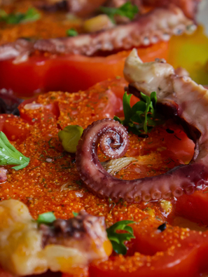 Tinned Fish & Tomato Toast