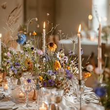 Decoração de flores para casamento elegante