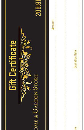 Gift Certificate - The Home & Garden Store