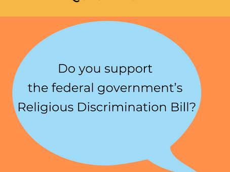 Quick Poll: Religious Discrimination Bill