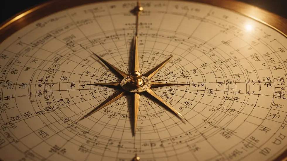 Close-up view of celestial charts used for calculating Panchang