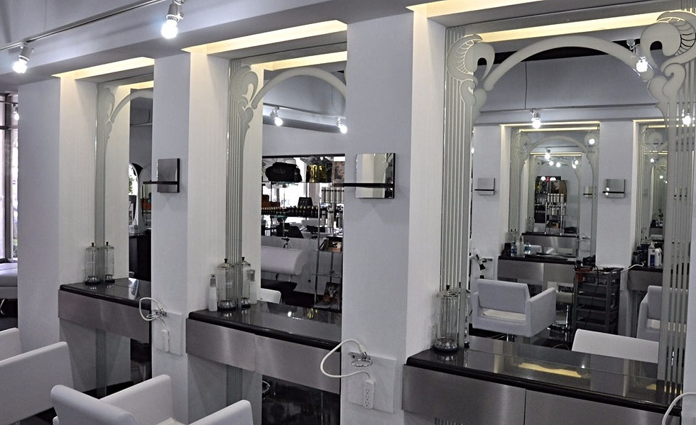 Salon Etched Glass