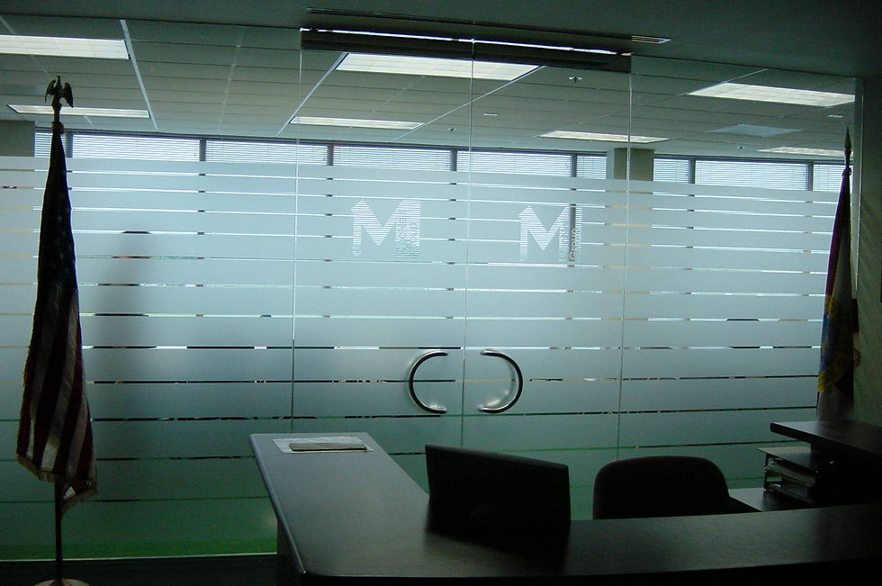 Boardroom Etched Glass