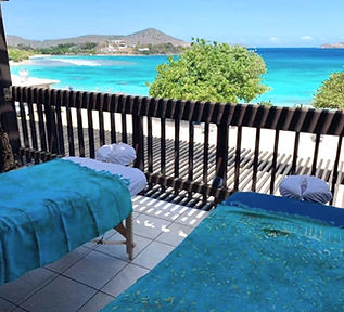 Blue zone massage services at Sapphire beach st thomas