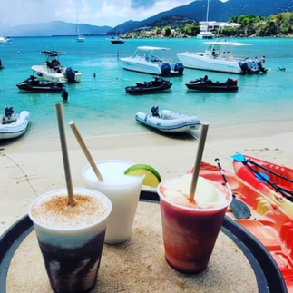 Dinghy's Beach Bar at Water Island