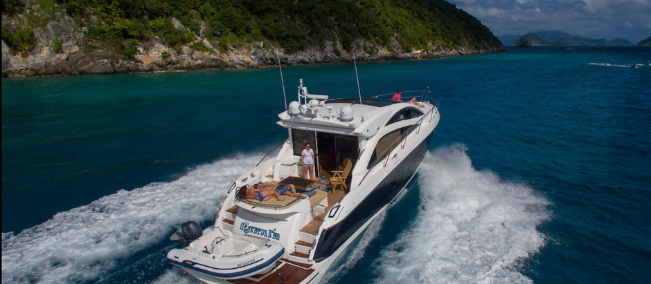 Luxury Private Day Charter on "Grateful Ted"@Sapphire Beach Resort