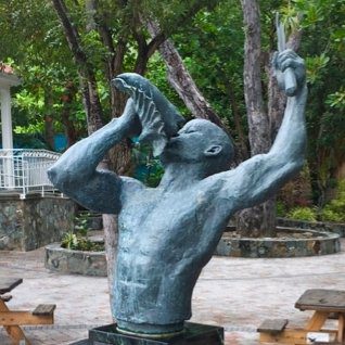 Conch shells were often used in ceremony in the Virgin Islands
