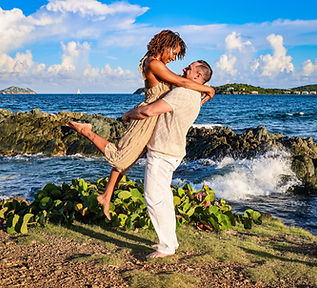 Professional photography at Sapphire beach by Nick Heinemann