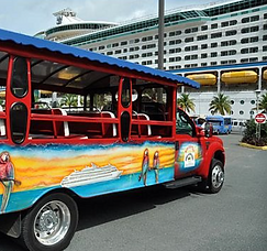 open air safaris at cruis ship dock in st thomas havensight