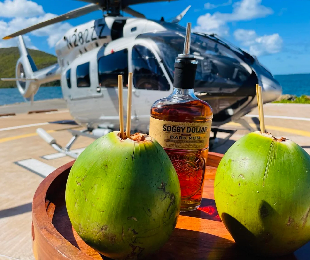 helicopter tour in the us virgin islands