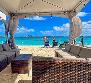 how to rent a cabana at sapphire beach st thomas