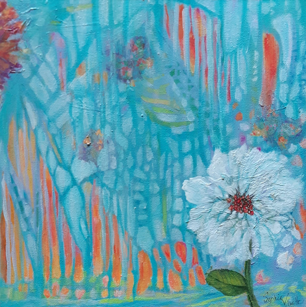 #6 - "Transformation" - The Art of Letting Go series, 10"x10", CA$80