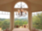 outdoor dining area with beautiful and peaceful view to the outdoors