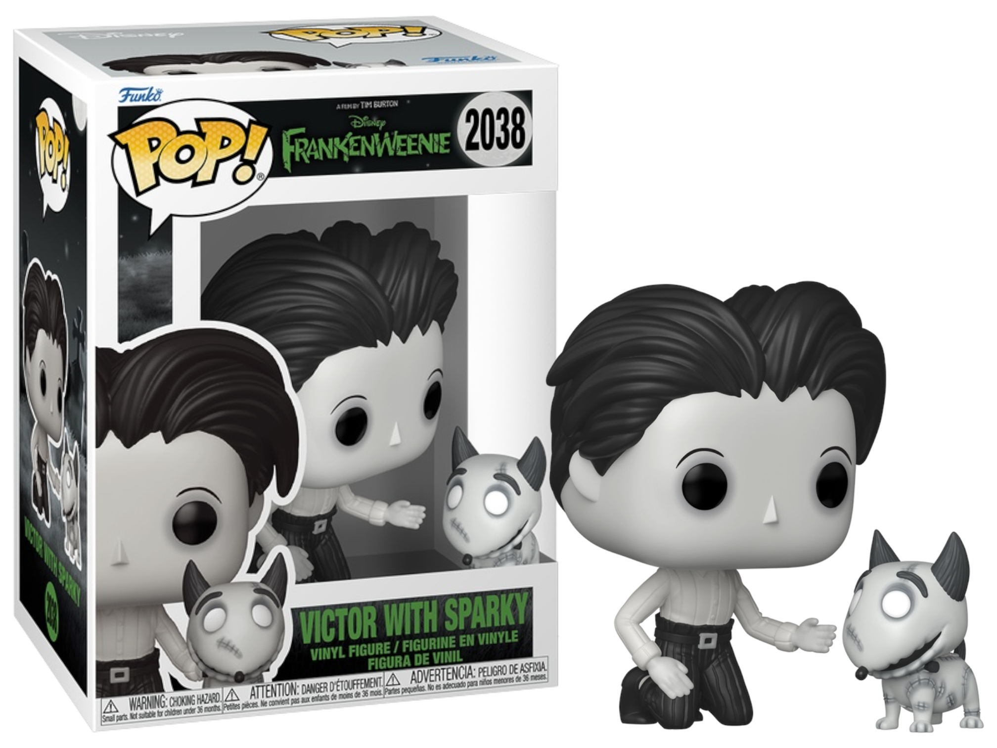 Victor w/ Sparky #2038 - Disney Frankenweenie Funko Pop!