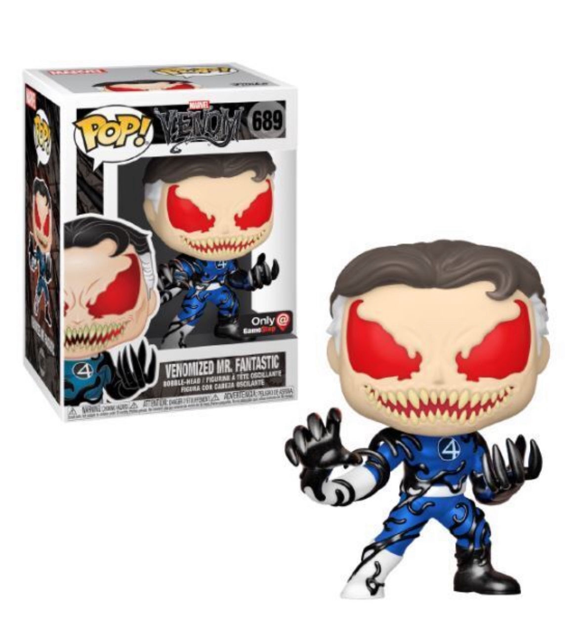Venomized Mr. Fantastic #689 - Marvel GameStop Exclusive Funko Pop!