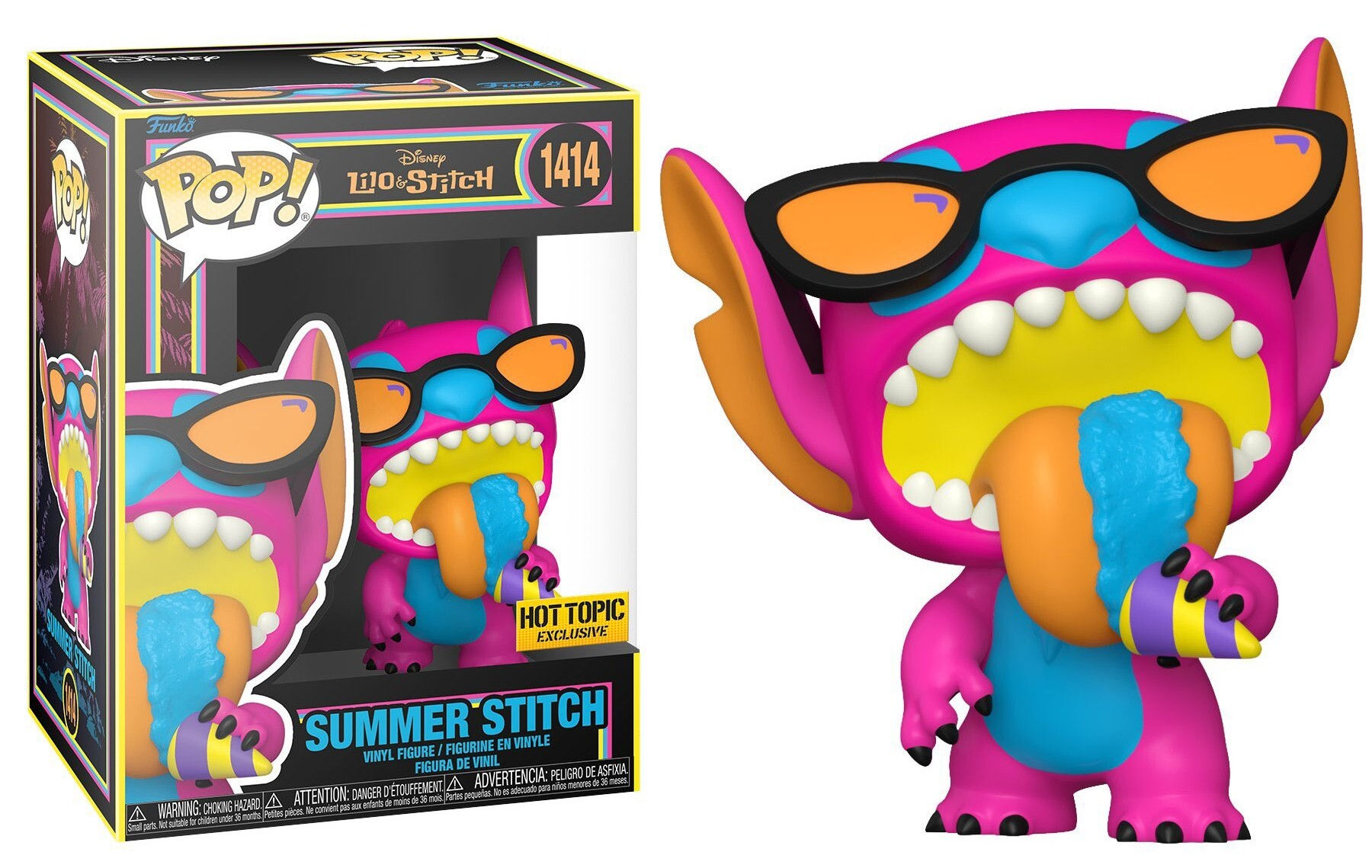 Summer Stitch #1414 - Disney’s Lilo & Stitch Hot Topic Exclusive Funko Pop!