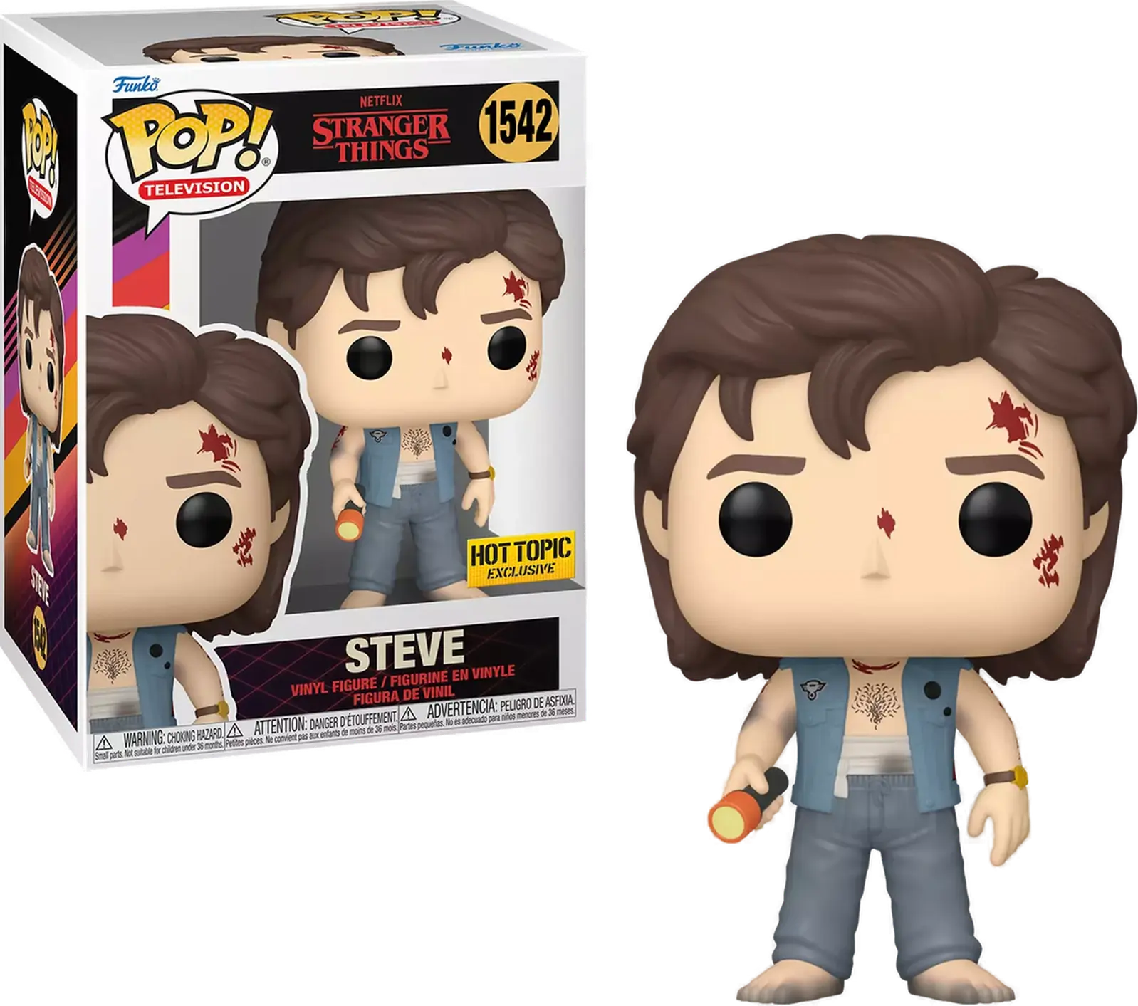 Steve #1542 - Stranger Things Hot Topic Exclusive Funko Pop!