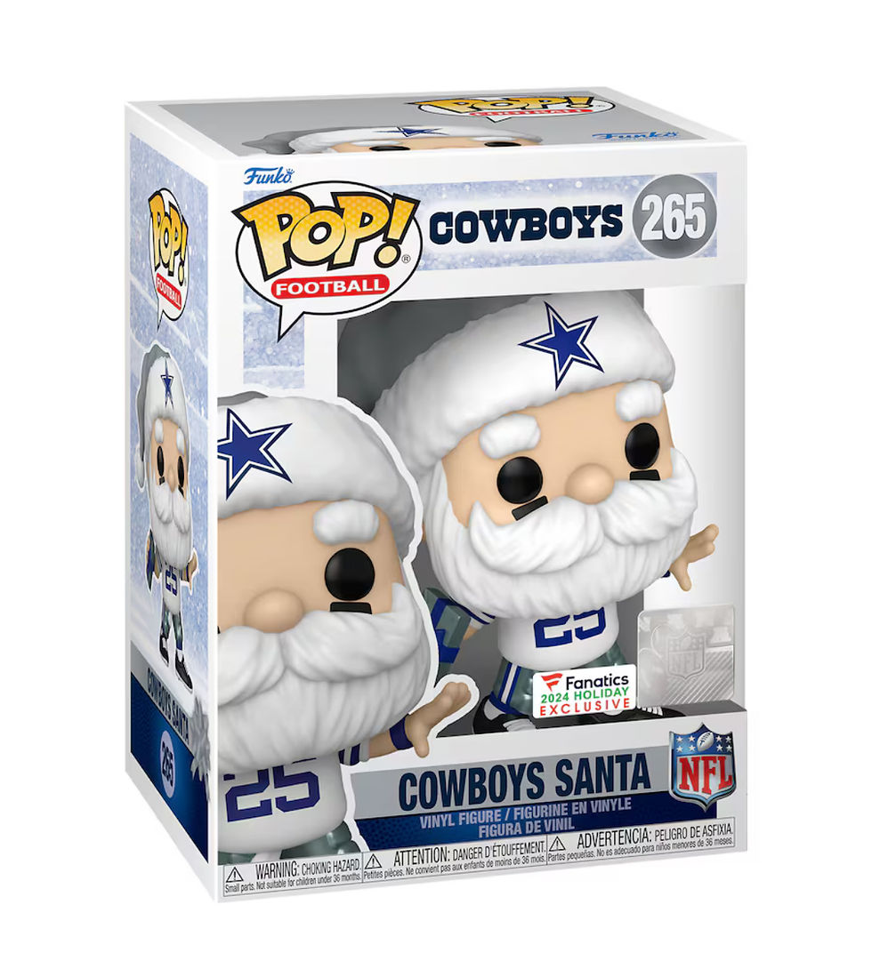 NFL Cowboys Santa #265 - 2024 Holiday Fanatics Exclusive Funko Pop!