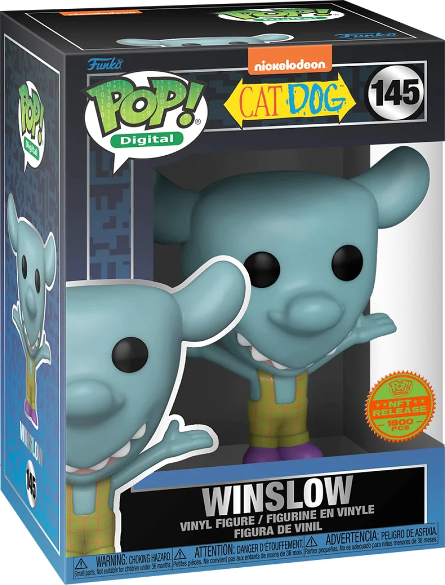 Winslow #145 - Cat Dog Digital Physical Funko Pop! LE: 1800 pcs