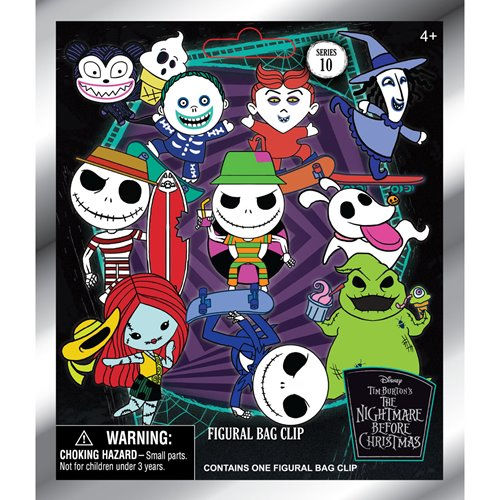 Thumbnail: Nightmare Before Christmas (NBC) - Series 10 Blind 3D Bag Clip