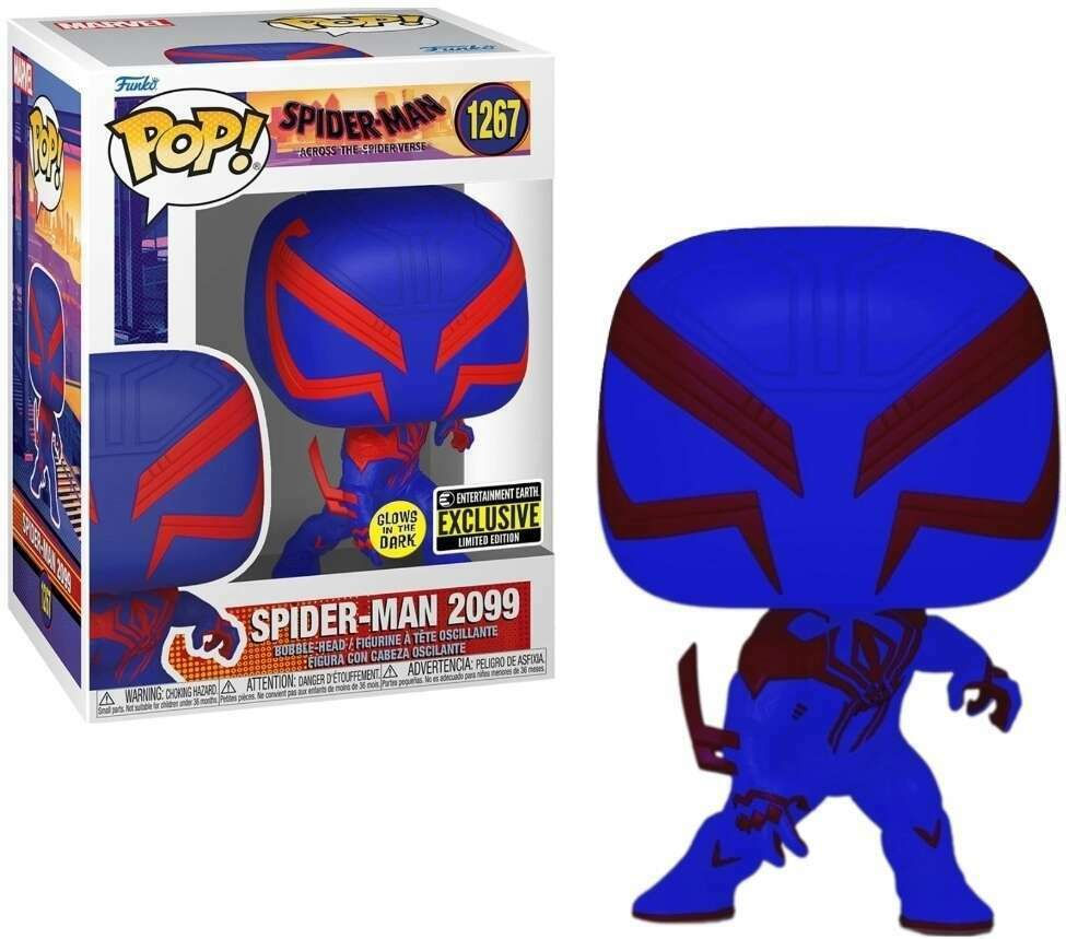 Spider-Man 2099 #1267 - Marvel Entertainment Earth Exclusive Funko Pop! (GITD)