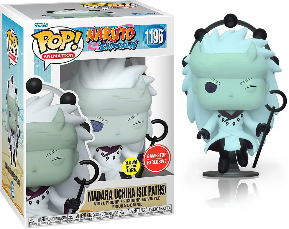 Madara Uchiha #1196 - Naruto Shippuden Game Stop Exclusive Funko Pop!