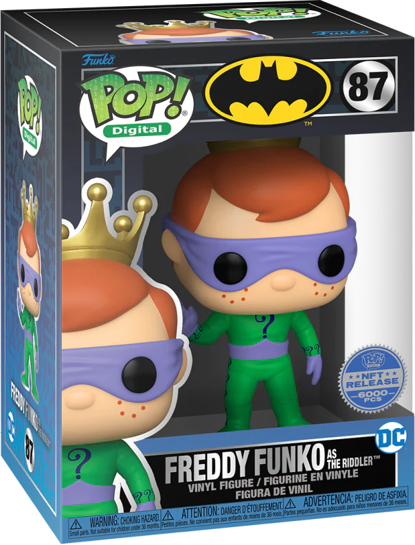 Freddy Funko as the Riddler #87 - Batman Digital Physical Pop LE 6,000