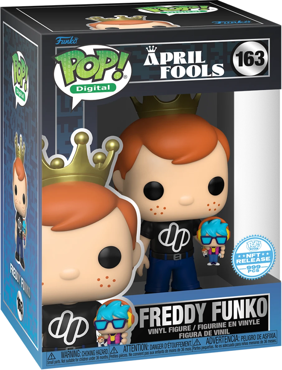 Freddy Funko #163 - April Fools Digital Physical Funko Pop! LE: 999 pcs (Grail)