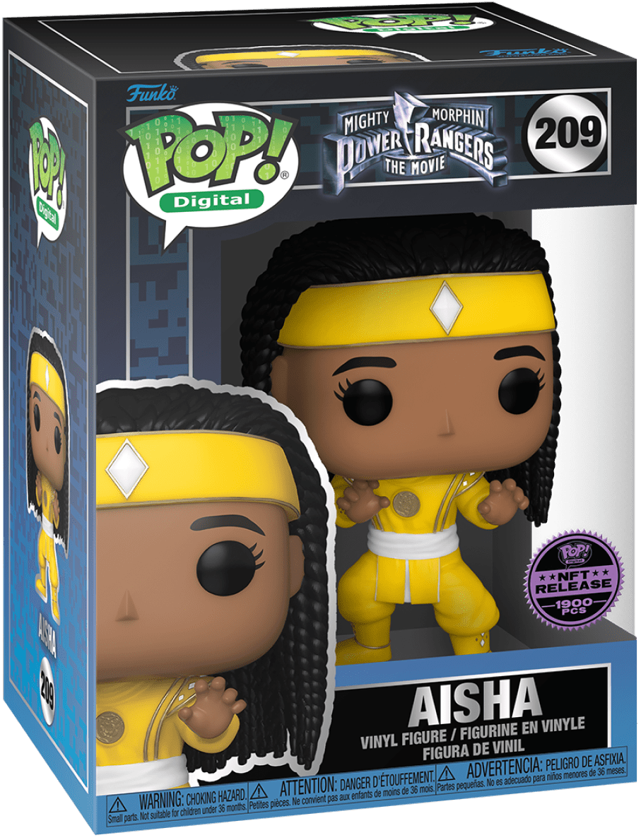 Aisha #209 - Power Rangers Digital Physical Funko Pop! LE 1,900