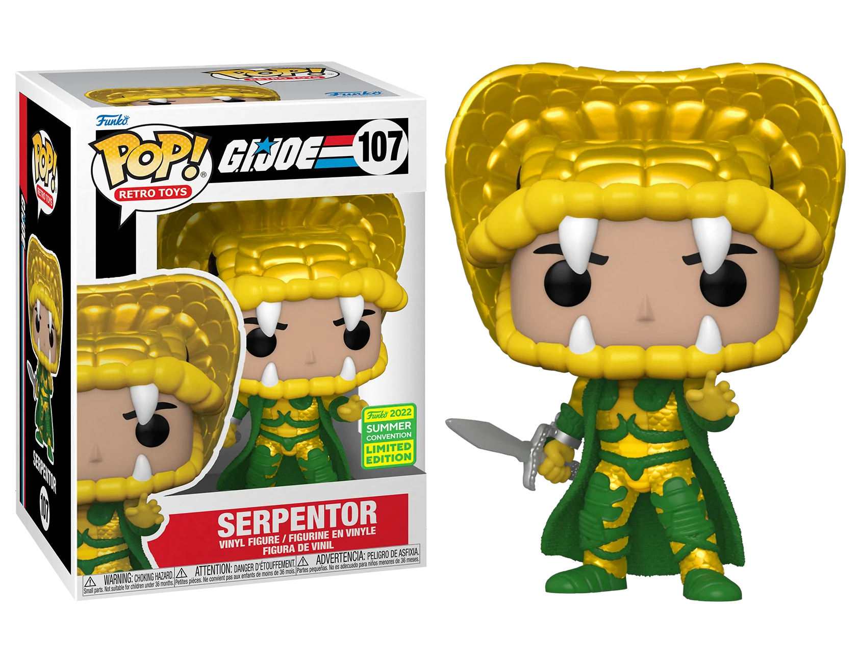 Serpentor #107 - GiJoe 2022 SDCC Exclusive