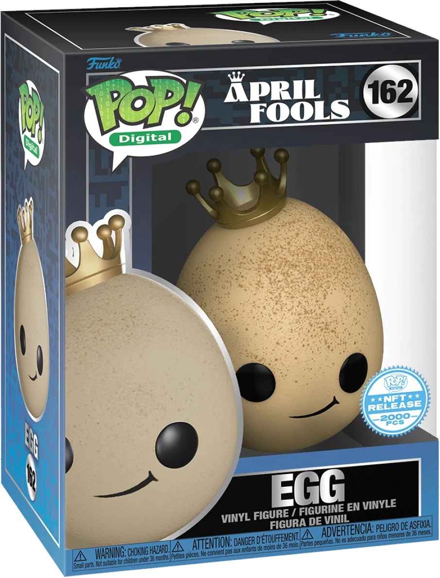 Egg #162 - April Fools Digital Physical Funko Pop! LE: 2,000 pcs