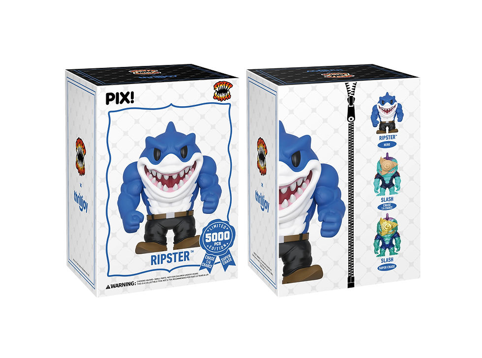 Ripster - Street Sharks Thrilljoy PIX! LE: 5,000 pcs SEALED!