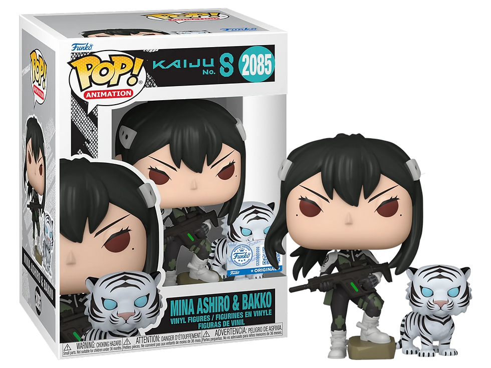 Mina Ashiro & Bakko #2085 - Kaiju No. 8 Exclusive Funko Pop!