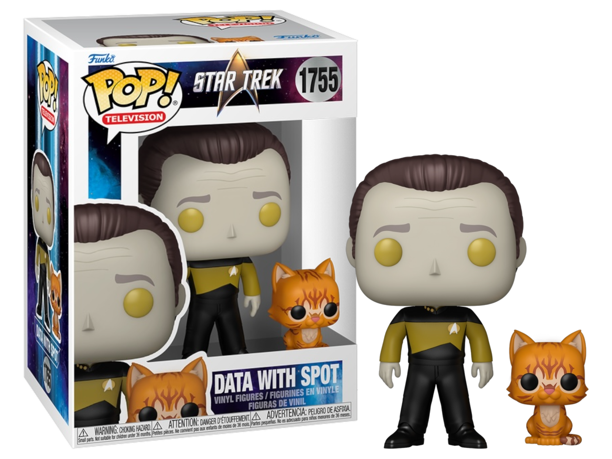 Data w/ Spot #1755 - Star Trek Funko Pop!