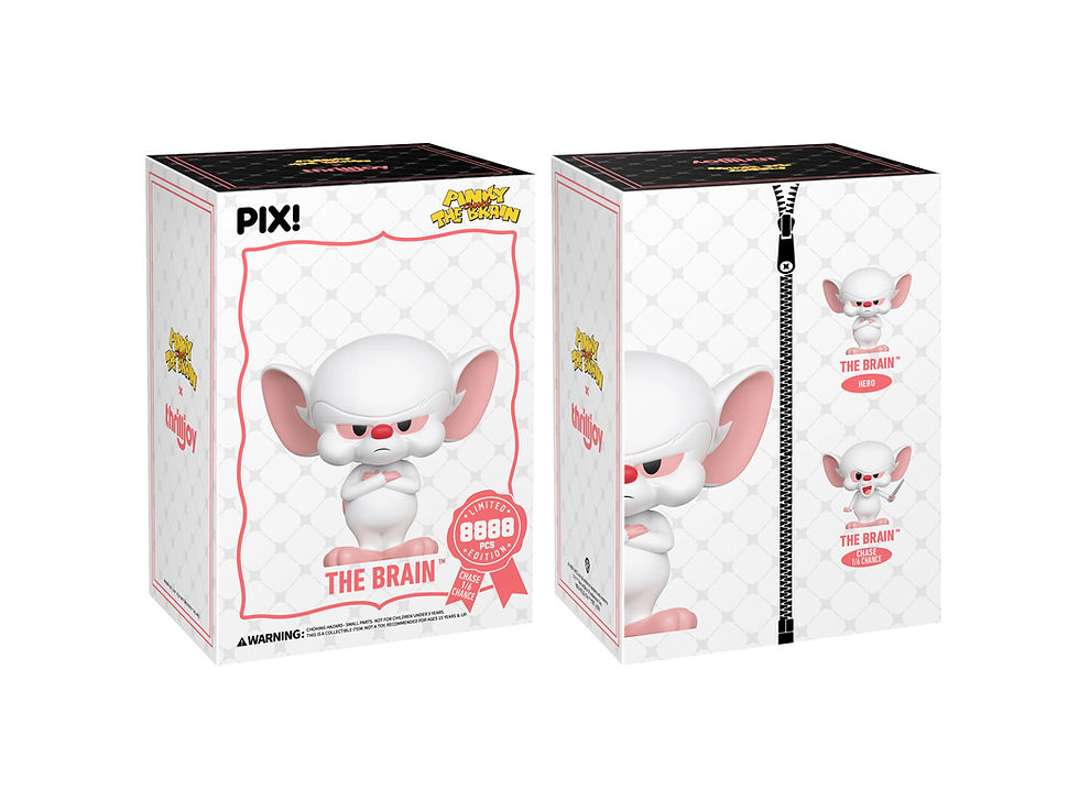 The Brain - Pinky and The Brain Thrilljoy PIX! LE: 8,888 pcs SEALED!