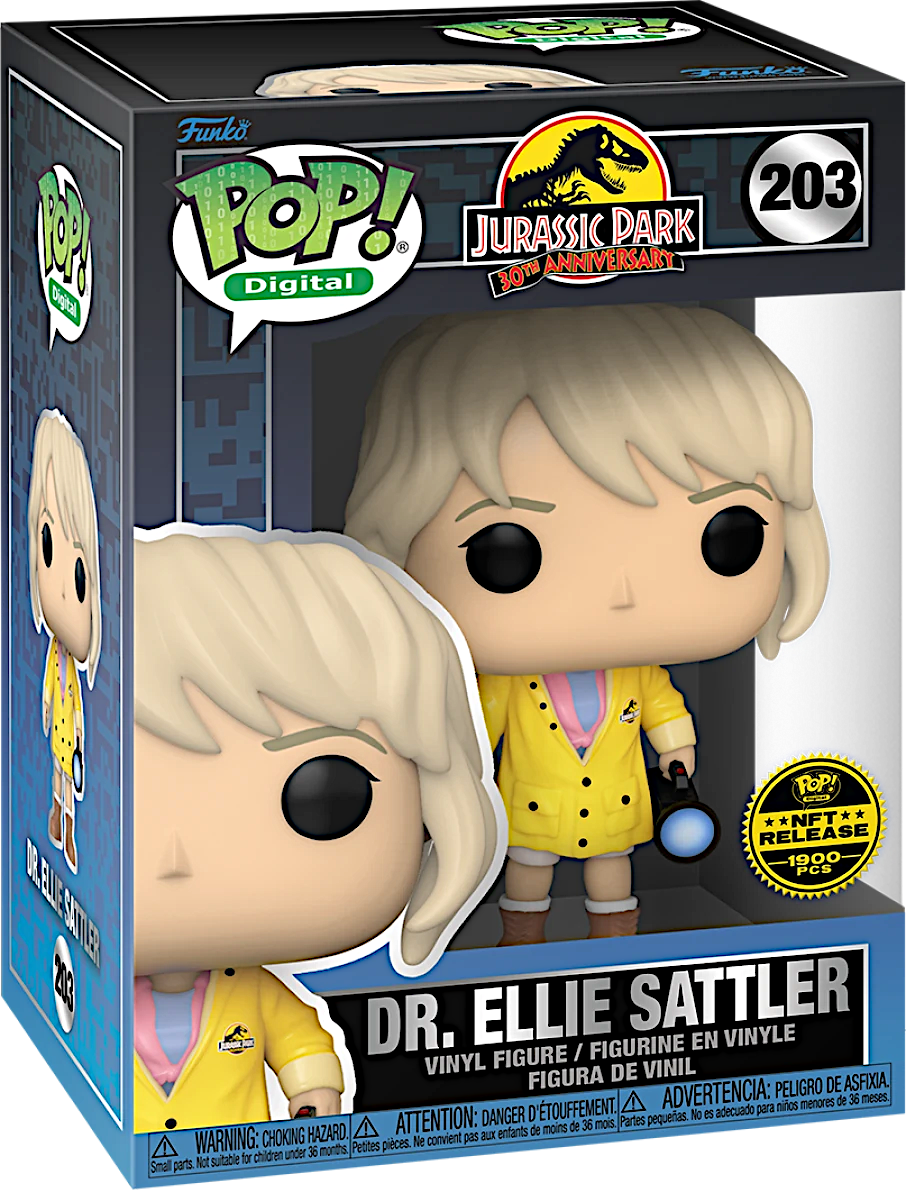 Dr. Ellie Sattler #203 - Jurassic Park Digital Physical Funko Pop! LE: 1900 pcs