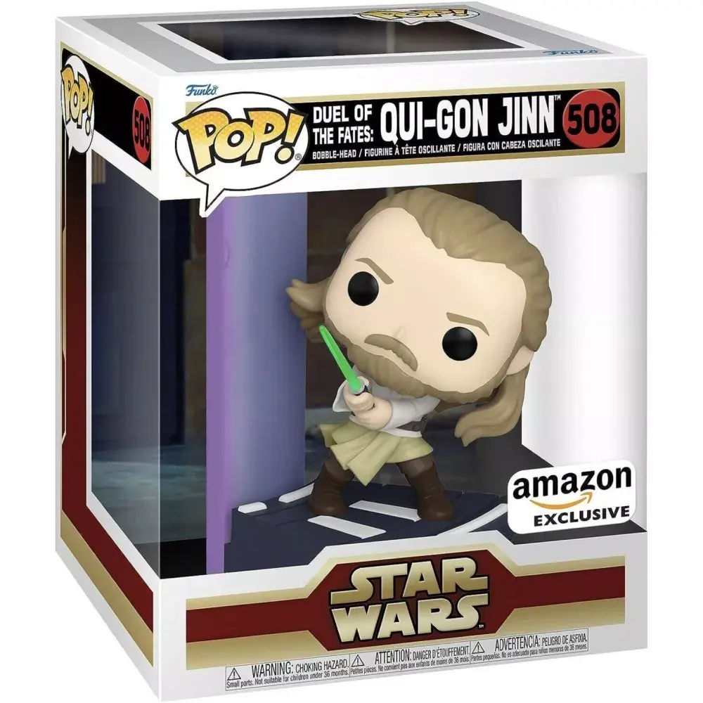 Duel of Fates: Qui-Gon Jinn #508 - Star Wars Amazon Exclusive Funko Pop!