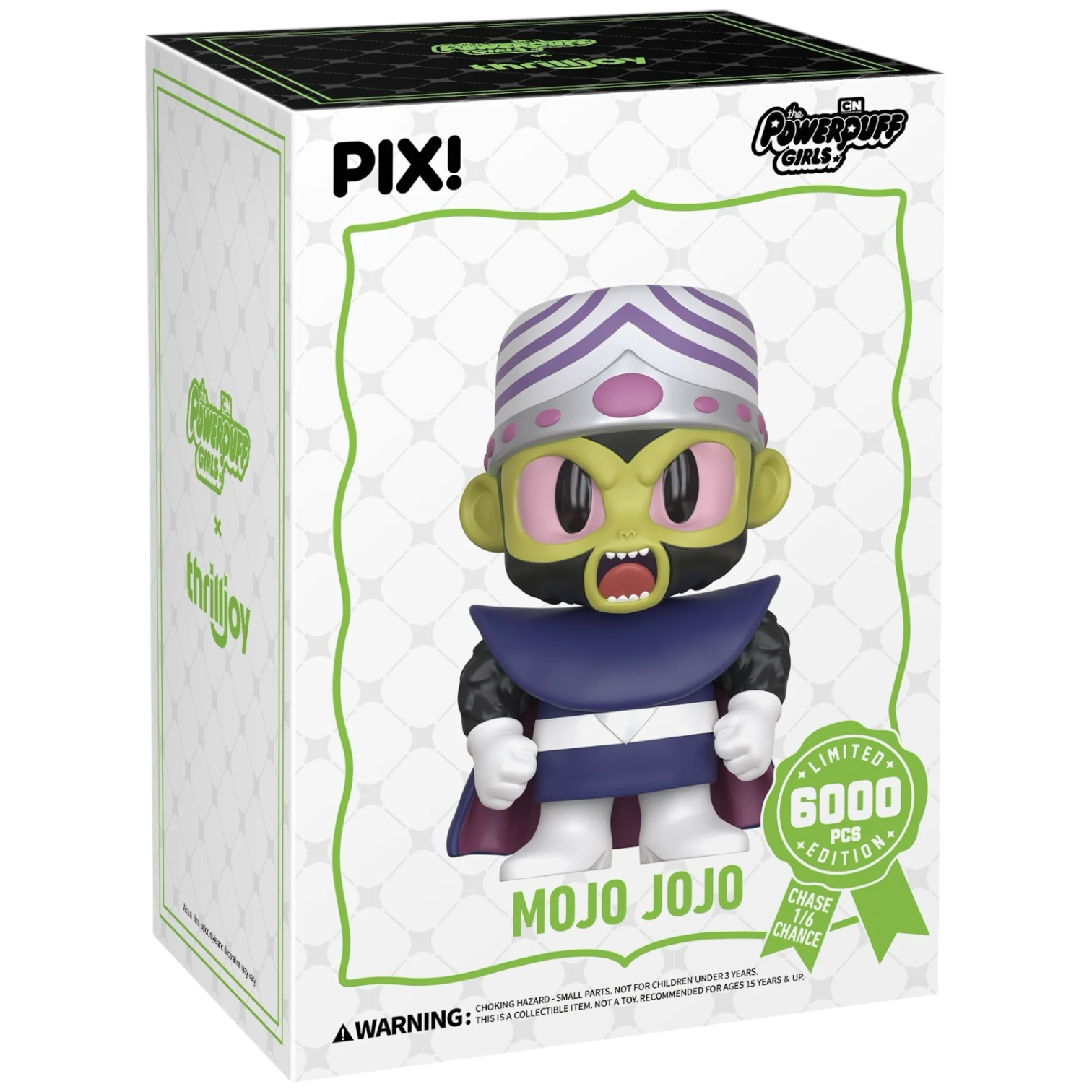 Mojo Jojo - Power Puff Girls Thrilljoy Pix! 6,000 pcs SEALED!