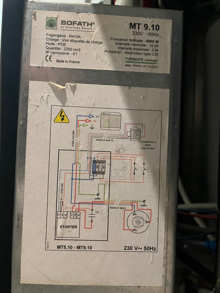 Sofath Natea AG300 R410A compresseur se met en sécurité Akwabas — free download