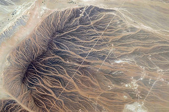 Aerial View of Desert