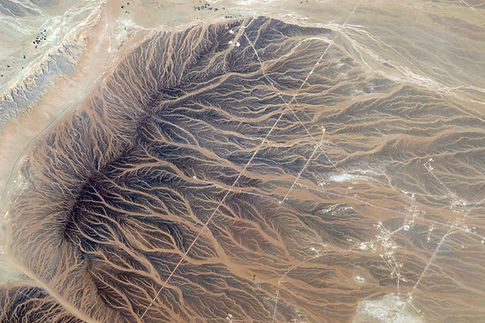 Aerial View of Desert