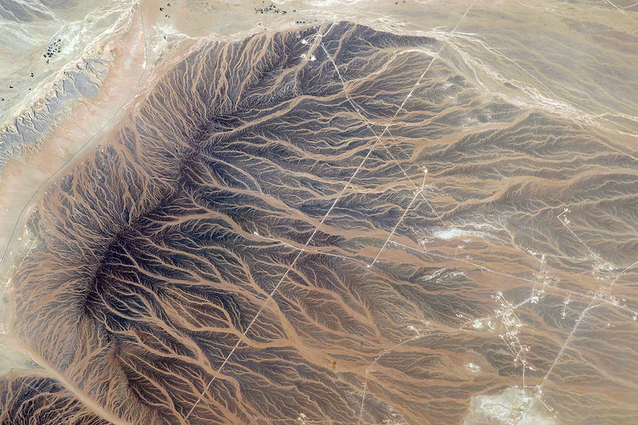Aerial View of Desert