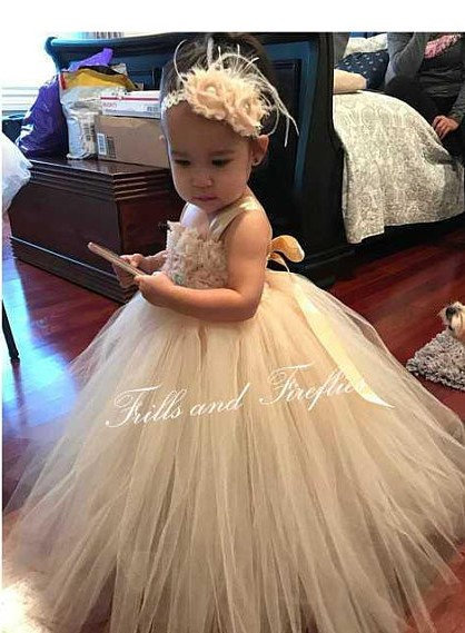 shabby chic flower girl dresses