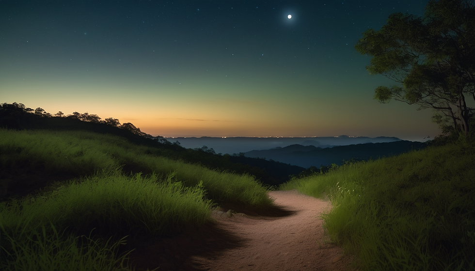 Night Hike Adventure on the Trail