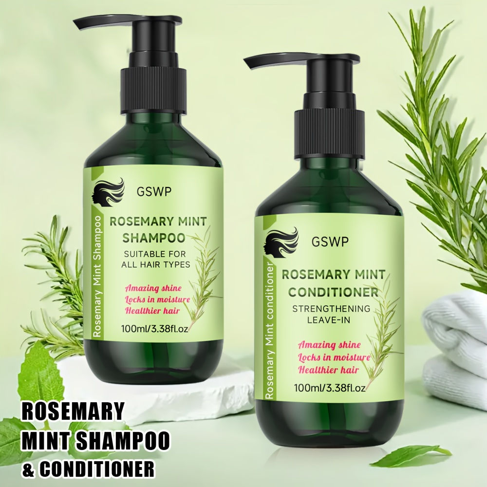 Rosemary Mint Strengthening Shampoo Conditioner
