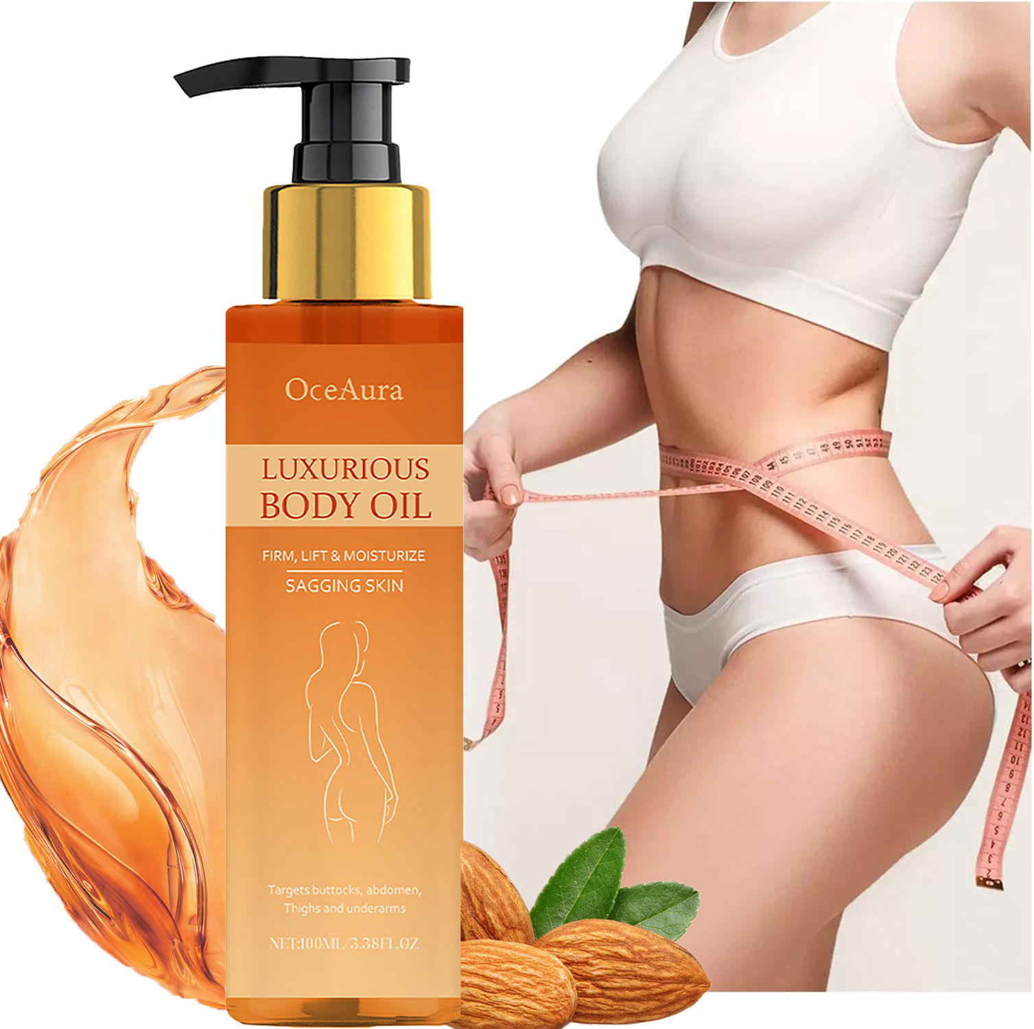 Lifting & Firming Body Oil Tighten Sagging Skin Deep Moisturizing Dry Skin Repai