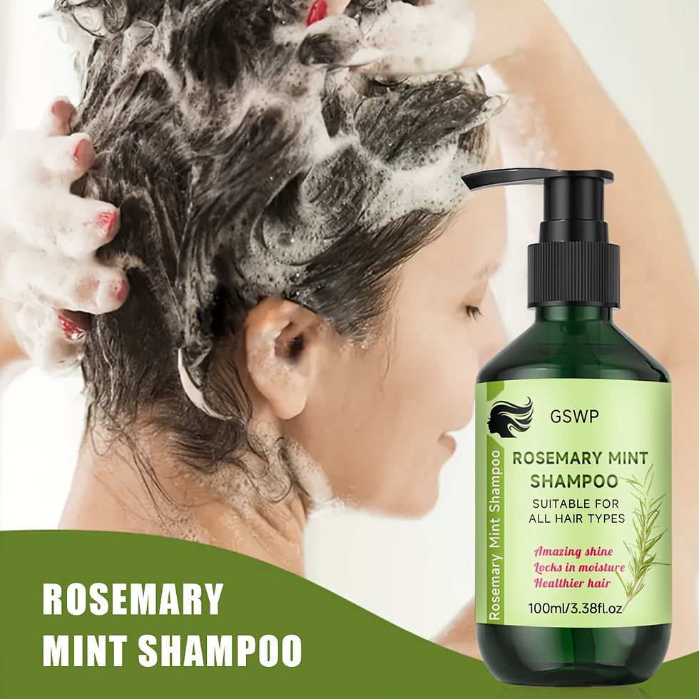 Thumbnail: GSWP Rosemary Mint Strengthening Shampoo Conditioner Set, infused with rosemary 