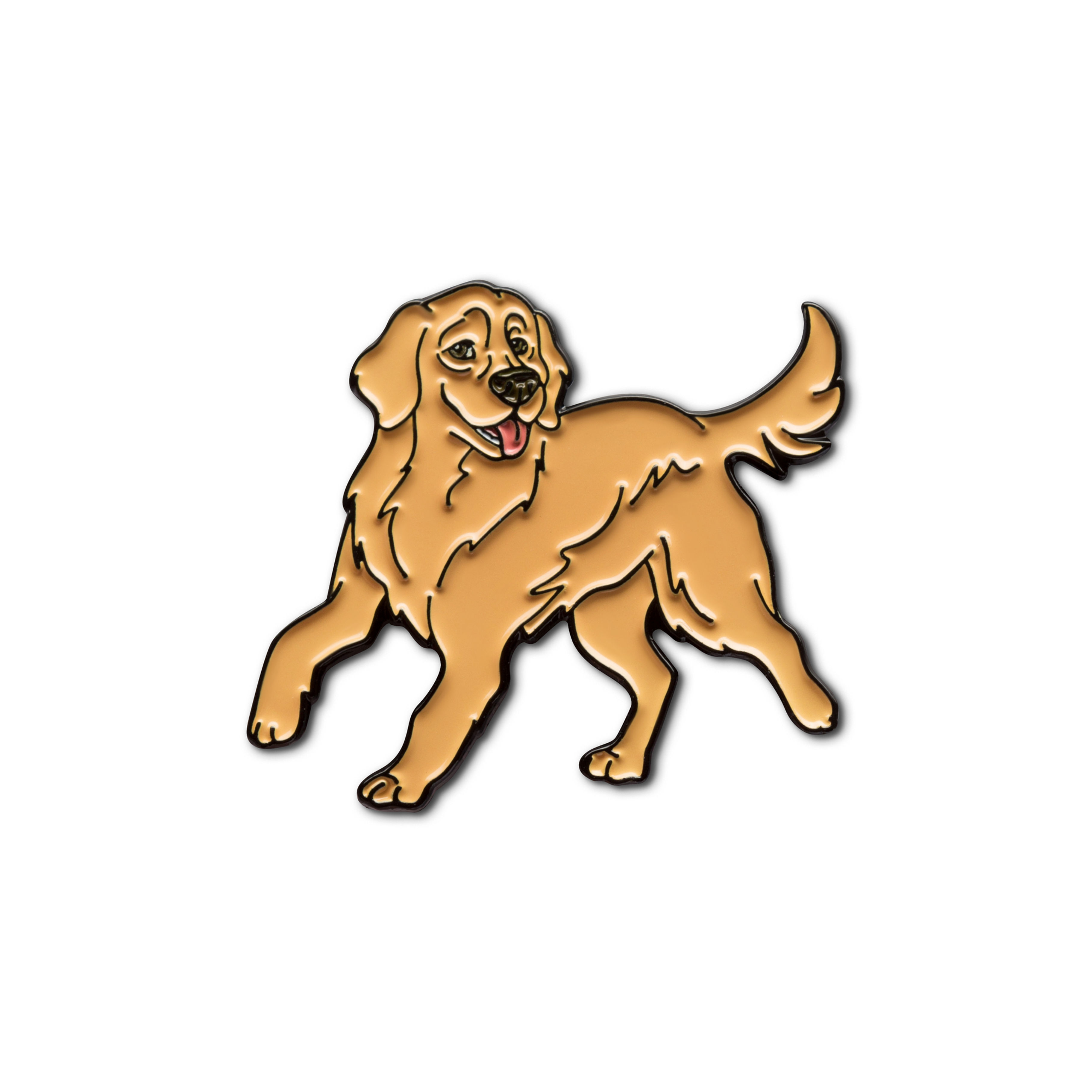 Enamel Pin "Golden Retriever Dog"
