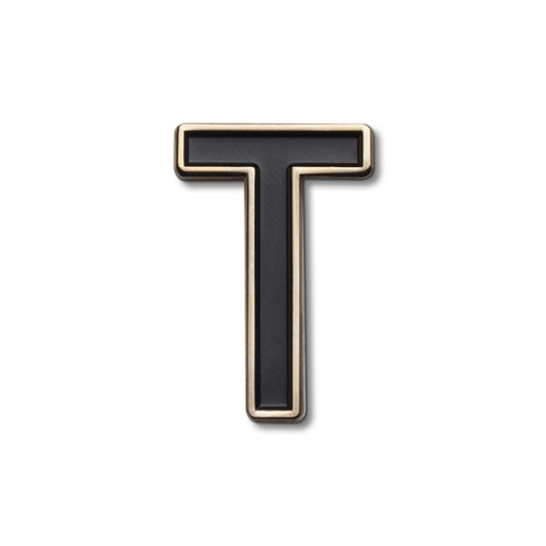 Enamel Letter T Pin makeheadsturn